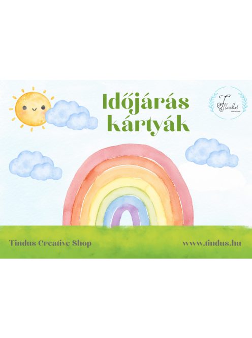 Időjárás kártyák, játékötletek - PDF