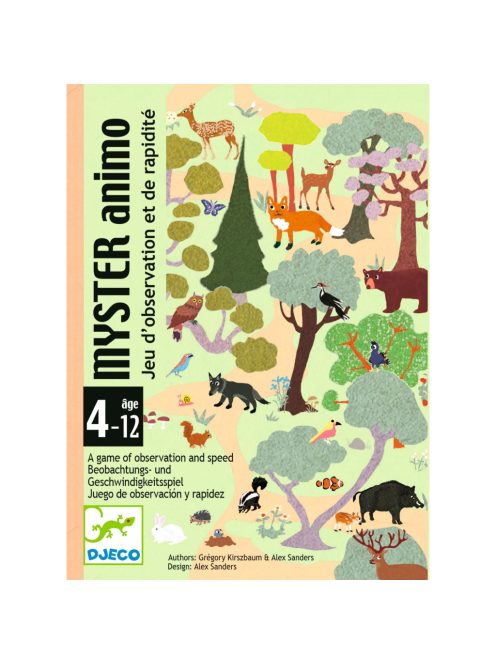 Djeco kártyajáték - Rejtőzködő Myster animo