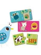 Párosító puzzle - Ki hol lakik, 20 db-os - Habitat