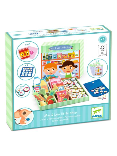 Djeco szerepjáték - Mia és Leó boltocskája - Mia and Léo little shop