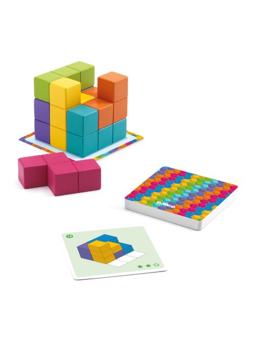 Djeco logikai játék - Kockakirakó - Cubissimo
