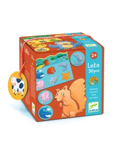 Djeco képes lottó - Állatok élőhelye - Animals