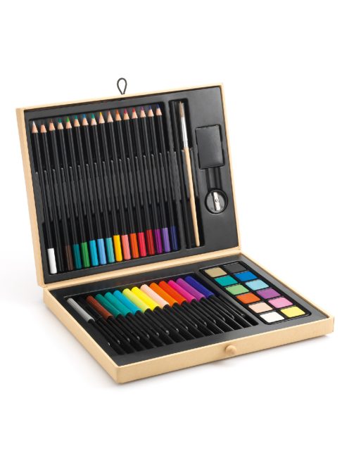 Djeco kreatív készlet - Festő és rajz készlet - Color box