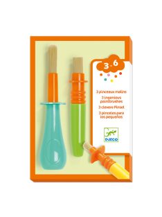   Djeco marok ecset készlet - 3 féle ügyes ecset gyerekeknek - 3 ingenious paintbrushes
