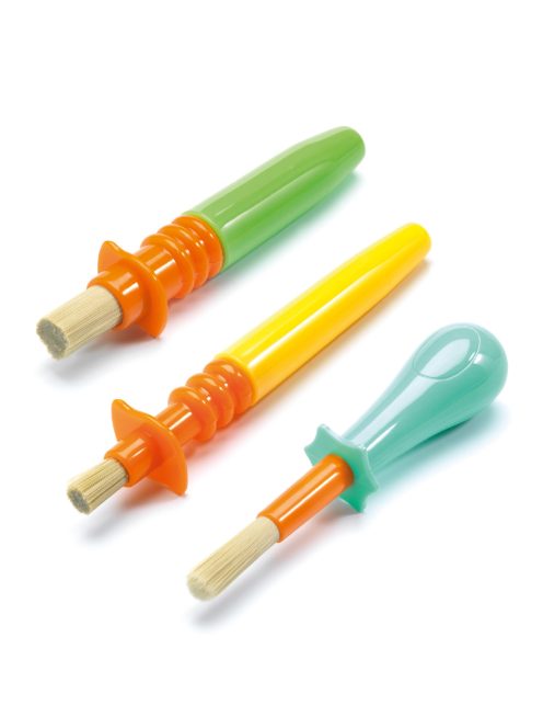 Djeco marok ecset készlet - 3 féle ügyes ecset gyerekeknek - 3 ingenious paintbrushes