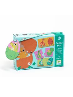   Djeco párosító puzzle - Kié a tojás, 12 db-os - Funny eggs