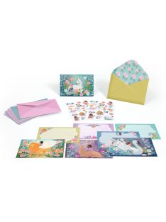  Djeco: Lovely Paper Meghívó készlet - Csodálat egy napra - Marvelous creatures