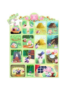   Djeco Mese puzzle - A három kismalac, 35 db-os - The Three Little Pigs