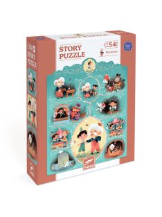 Djeco Mese puzzle - Pinokkió, 54 db-os - Pinocchio