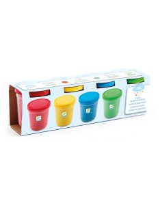 Djeco: 4 szín pillegyurma - 4 tubs of play dough