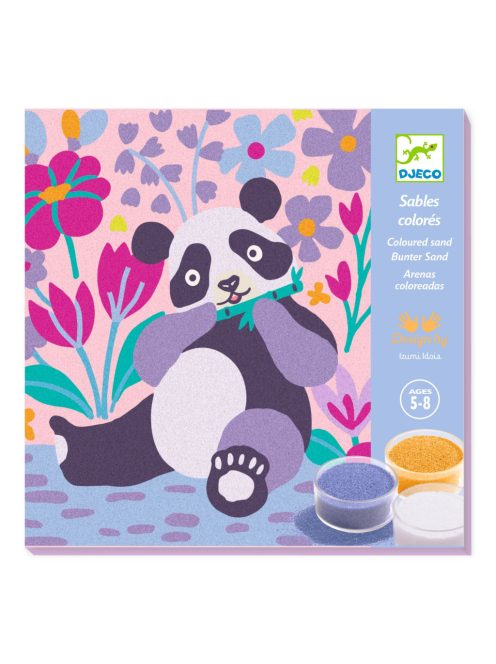 Djeco: Design by Homokkép készítés - Bársonyos mancsok - Velvety paws