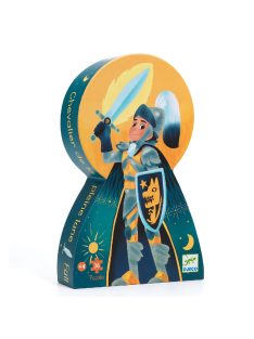   Djeco Formadobozos puzzle - Telihold lovagja, 36 db-os - Full moon knight