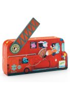 Djeco Formadobozos puzzle - A tűzoltóautó, 16 db-os - The fire truck