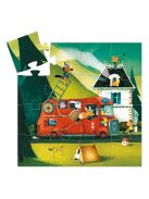 Djeco Formadobozos puzzle - A tűzoltóautó, 16 db-os - The fire truck