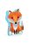 Djeco Formadobozos puzzle - Gyömbér a kis róka, 24 db-os - Ginger, little fox