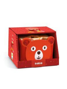 Djeco Minivilág - Filc-Formaberakó, Mackó - SoftiShape