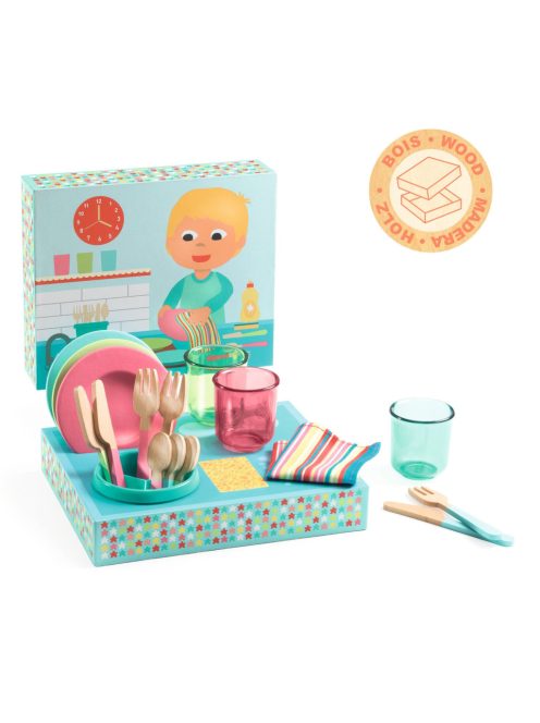 Djeco Szerepjáték - Mosogatásra fel! - Dishware kit