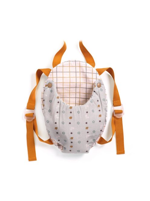 Djeco: Pomea Babahordozó - Kékes-szürkés - Baby Carrier Blue Gray