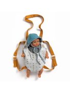 Djeco: Pomea Babahordozó - Kékes-szürkés - Baby Carrier Blue Gray