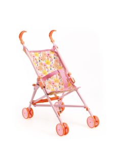 Djeco: Pomea Babakocsi - Virágos, 54 cm - Stroller Flowers