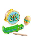 Játékhangszer - Tamburin, maracas, guiro - Set of percussions