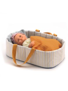 Djeco: Pomea Mózeskosár - Kékeske - Bassinet Blue Lines