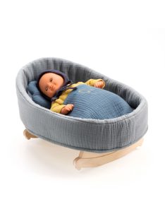   Djeco: Pomea Bölcső - Ringató kék álom - Rocking cradle Blue Dream