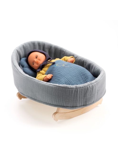 Djeco: Pomea Bölcső - Ringató kék álom - Rocking cradle Blue Dream