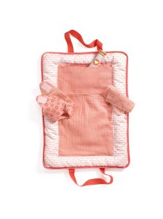   Djeco: Pomea Pelenkázótáska - Világos rózsaszín - Changing bag Pink Peak