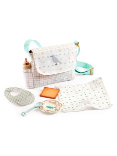   Djeco: Pomea Babaetetés - Kellékek váltáskában - Mealtime set