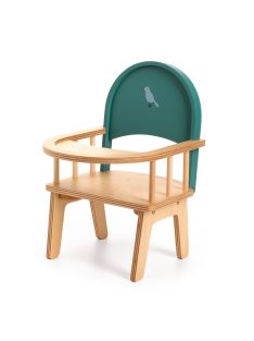   Djeco: Pomea Babaetetés - Etetőszék játékbabáknak - Baby chair