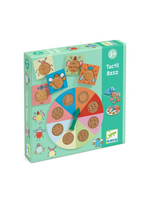 Djeco: Fejlesztő játék - Kitapintó - Tactil Bzzz