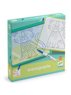   Djeco: Eduludo Animographe állatmintás vonalvezető játék