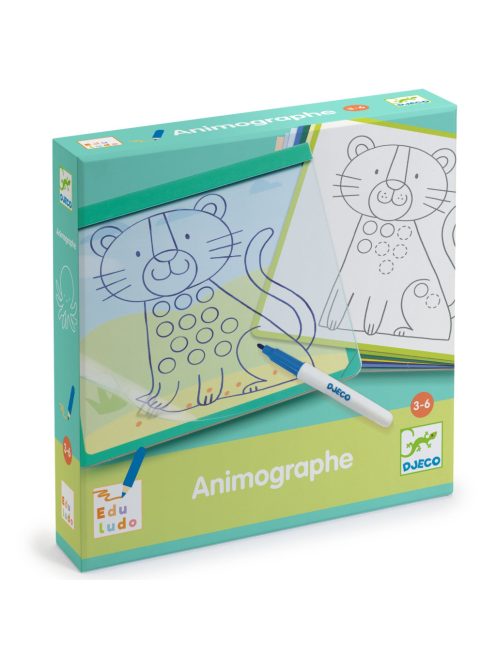 Djeco: Eduludo Animographe állatmintás vonalvezető játék