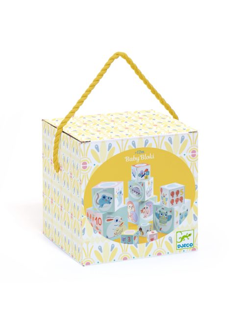 Toronyépítő kocka - Nyuszis - BabyBloki