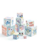 Toronyépítő kocka - Nyuszis - BabyBloki