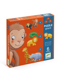   Óriás puzzle - Marmoset és barátai, 4-6-9 db-os - Marmoset and friends