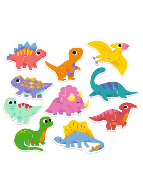 Párosító puzzle - Dinócskák - Duo Dinos
