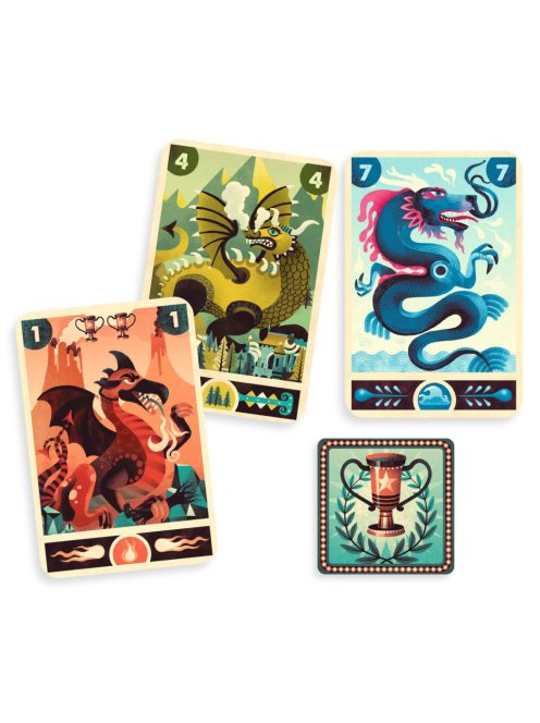 Djeco kártyajáték - Sárkányharc - Dragon deck