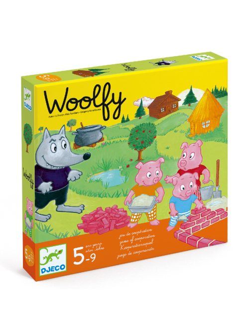 Djeco társasjáték - A három kismalac - Woolfy