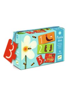 Párosító puzzle - Számok, 20 db-os - Numbers