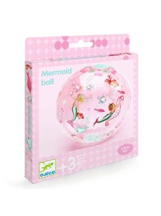   Djeco : felfújható labda, Ø 35 cm - Sellős labda - Mermaid Ball