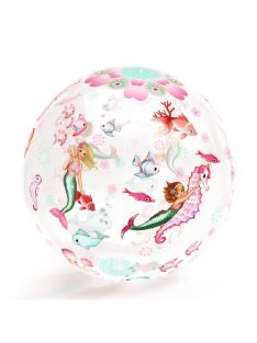   Djeco : felfújható labda, Ø 35 cm - Sellős labda - Mermaid Ball