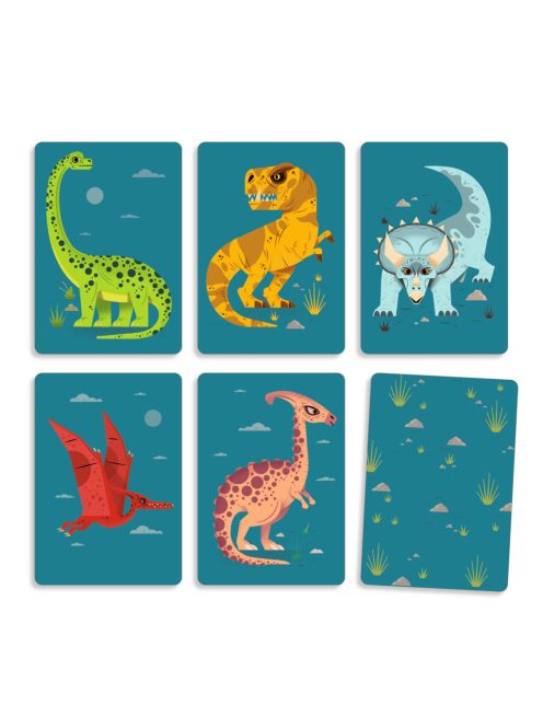 Djeco kártyajáték - Dínók nyomában - Dino Draft