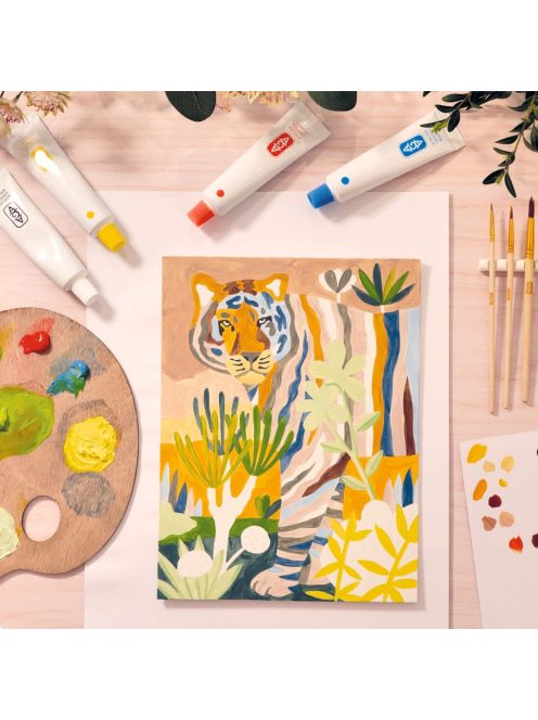 Műterem 22 - Színkeverés, Tigris - Atelier 22, Colour Mixing