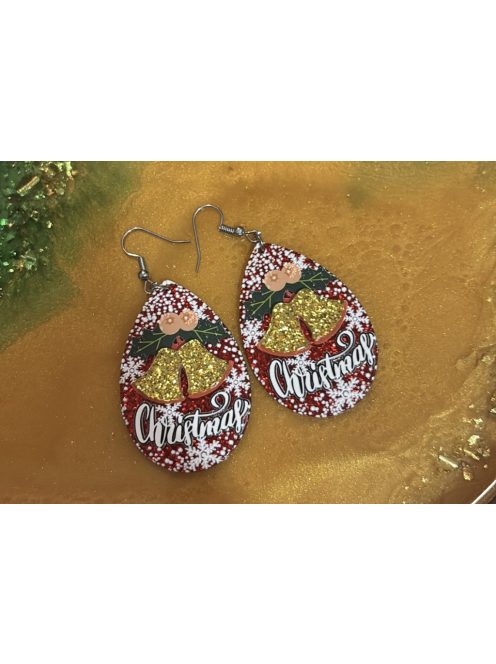 Lógos karácsonyi fülbevaló III.