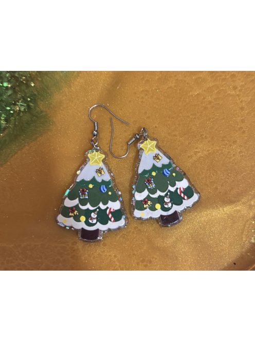 Lógos karácsonyi fülbevaló V.